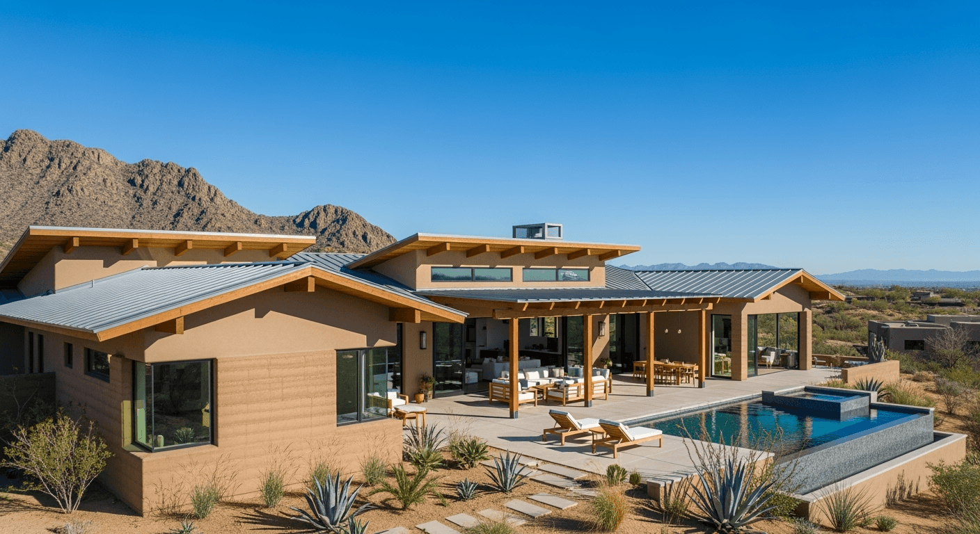A natural desert sanctuary at ELEMENT, a wellness community in Arizona designed for longevity living