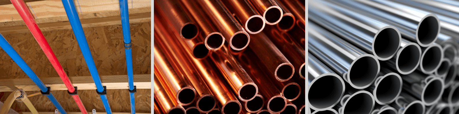 Plumbing material choices affects mold risk: PEX & Plastics (PVC, CPVC): Biofilm forms more easily due to slightly porous surfaces and less disinfectant retention. Copper: Naturally antimicrobial, but can corrode in acidic water, creating rough surfaces where biofilm thrives. Stainless Steel: Most resistant to biofilm, but also the most expensive